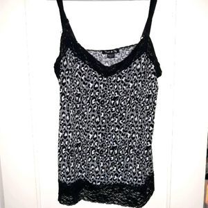 Animal print tank top